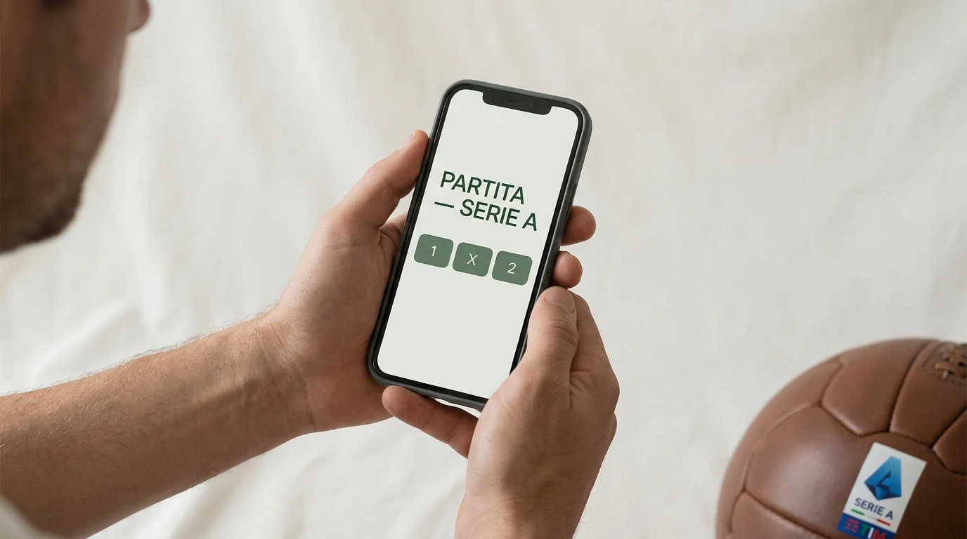 App di scommesse calcio su smartphone con licenza ADM