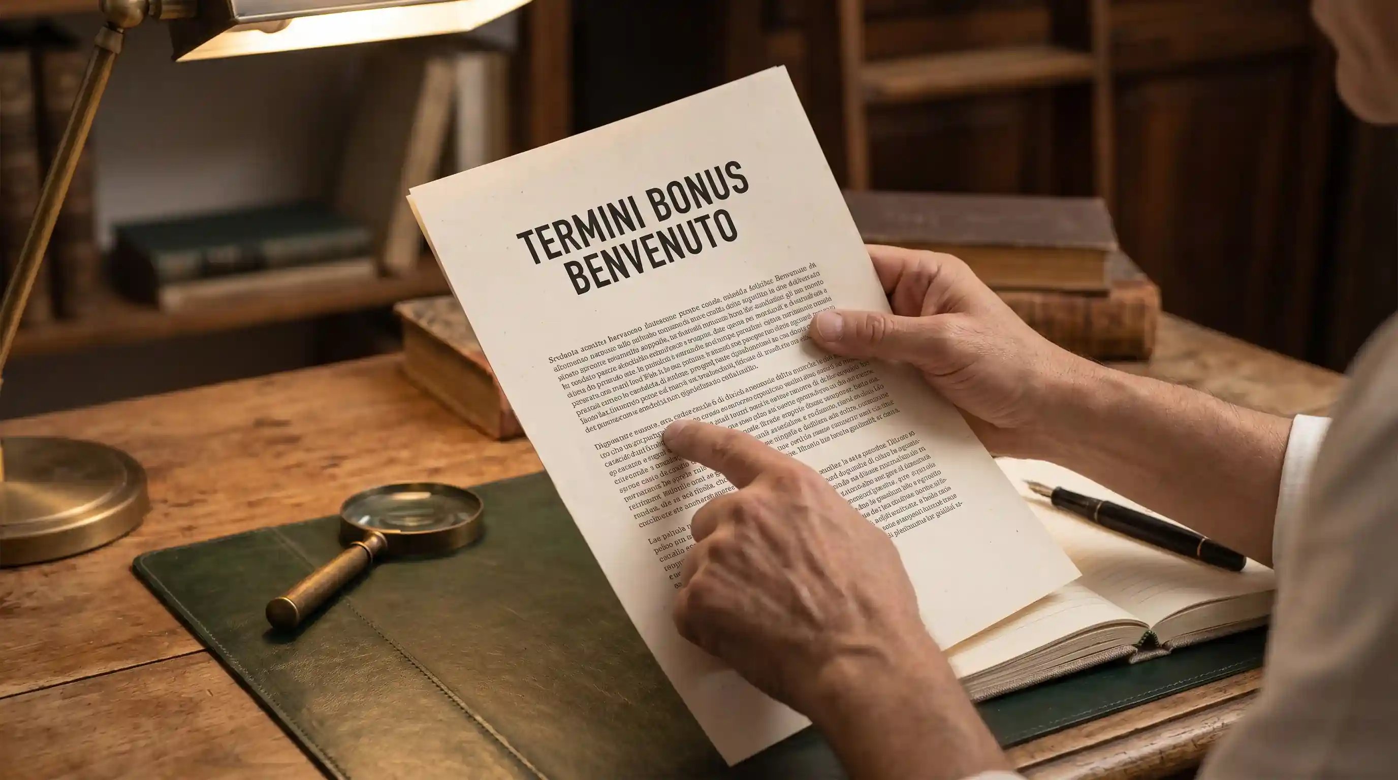 Lettura attenta dei requisiti di rollover del bonus di benvenuto scommesse calcio