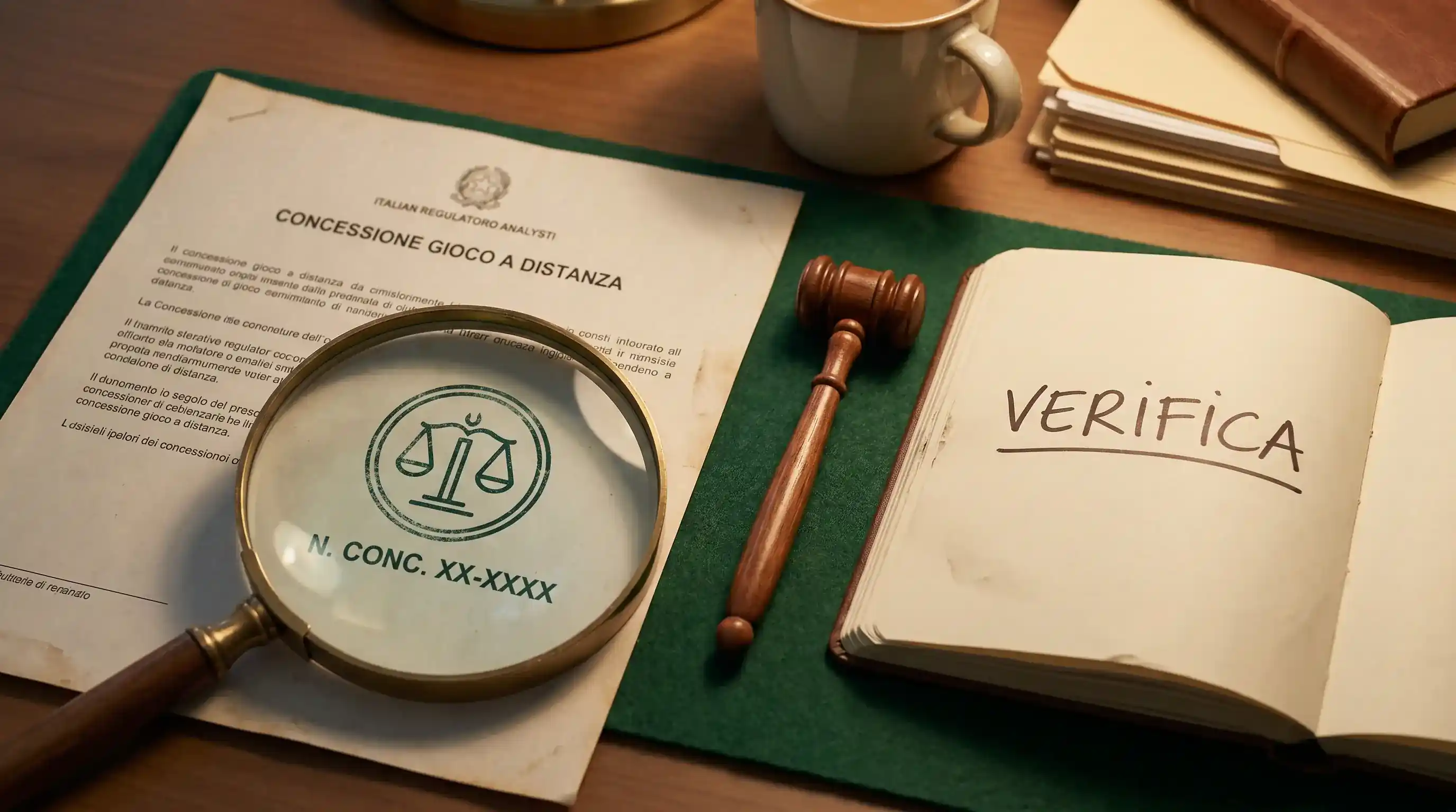 Verifica della licenza ADM di un bookmaker italiano tramite numero di concessione